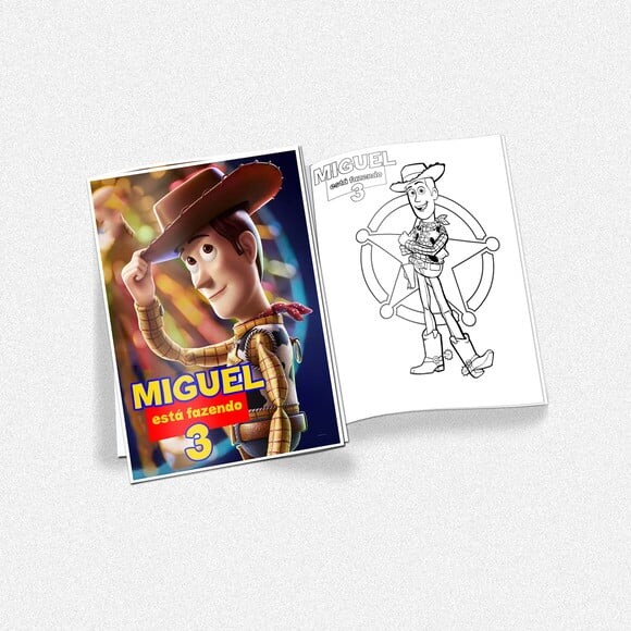 Revista de Colorir Toy Story
