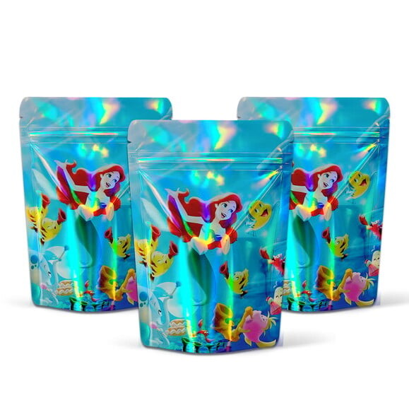Saquinho Metalizado 10x15cm a Pequena Sereia