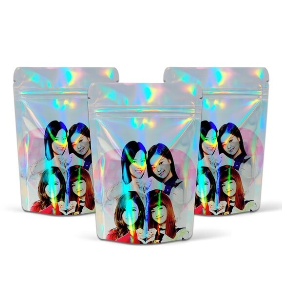Saquinho Metalizado 10x15cm Blackpink
