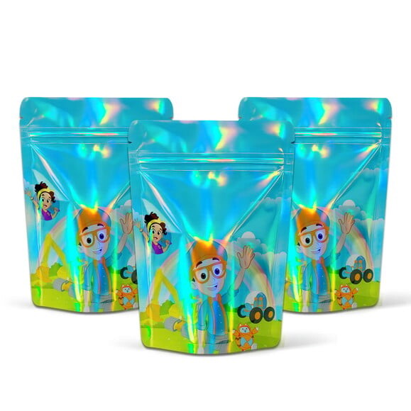 Saquinho Metalizado 10x15cm Blippi