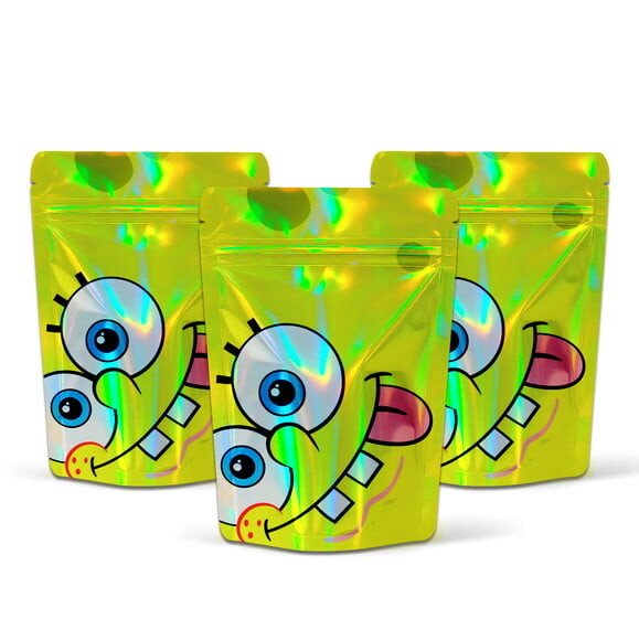 Saquinho Metalizado 10x15cm Bob Esponja