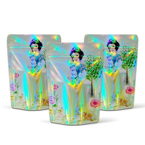 Saquinho Metalizado 10x15cm Branca de Neve