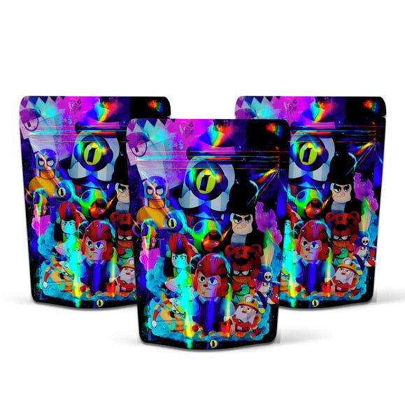 Saquinho Metalizado 10x15cm Brawl Stars