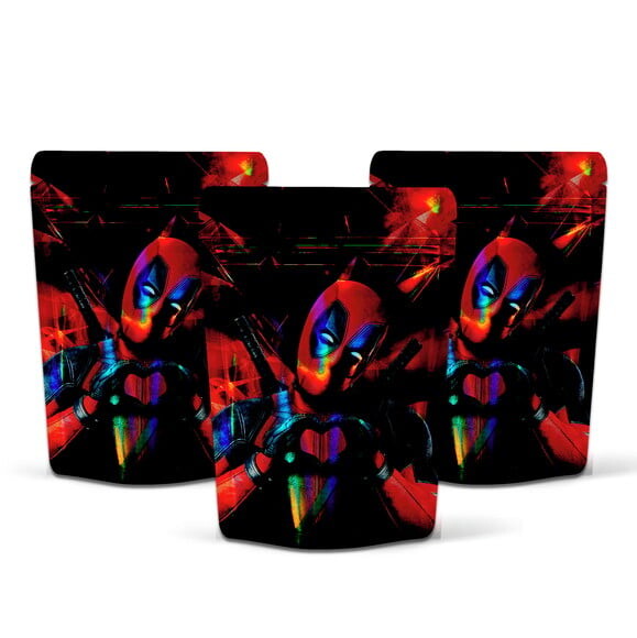 Saquinho Metalizado 10x15cm Deadpool