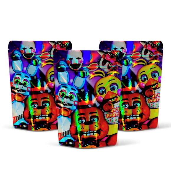 Saquinho Metalizado 10x15cm Five Nights At Freddy's