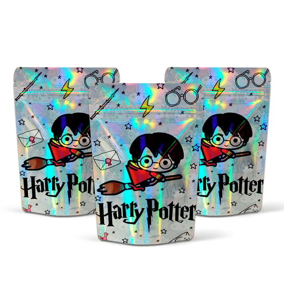 Saquinho Metalizado 10x15cm Harry Potter