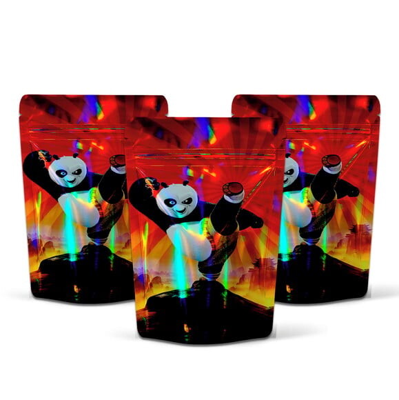 Saquinho Metalizado 10x15cm Kung Fu Panda