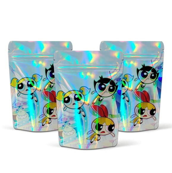 Saquinho Metalizado 10x15cm Meninas Super Poderosas