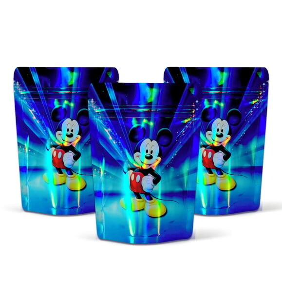Saquinho Metalizado 10x15cm Mickey