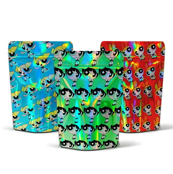 Saquinho Metalizado 10x15cm Meninas Super Poderosas
