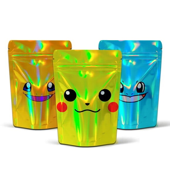 Saquinho Metalizado 10x15cm Pokémon