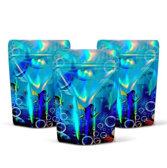 Saquinho Metalizado 10x15cm Procurando Dory