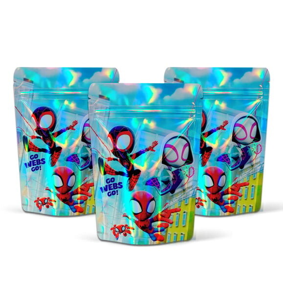 Saquinho Metalizado 10x15cm Spidey e Seus Amigos