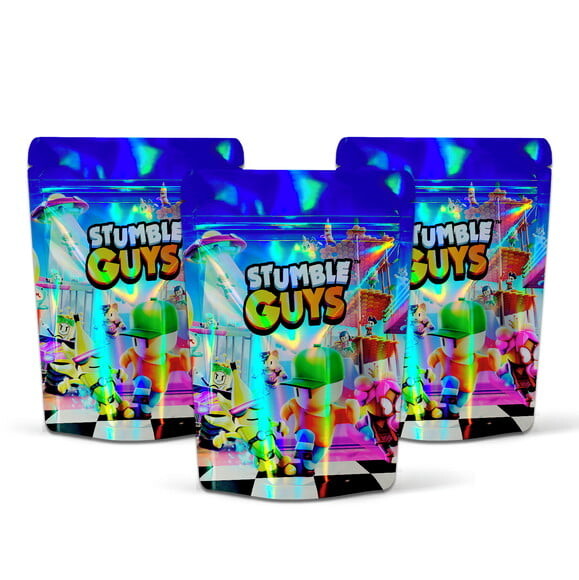 Saquinho Metalizado 10x15cm Stumble Guys