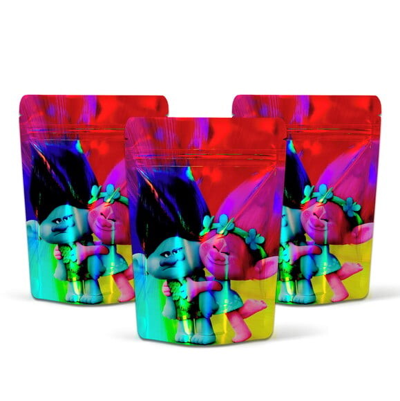 Saquinho Metalizado 10x15cm Trolls