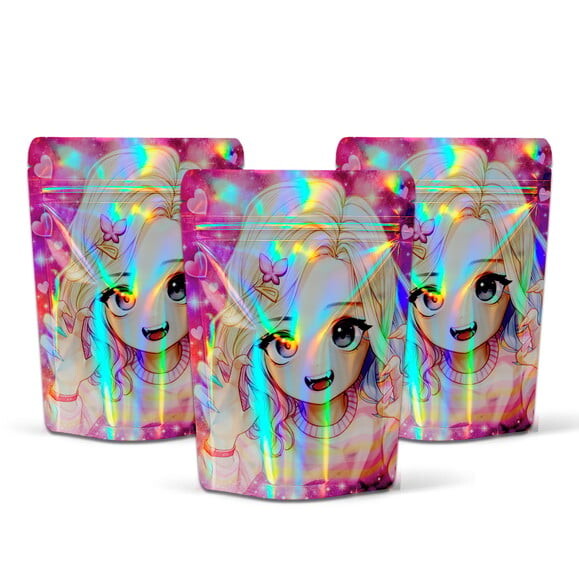 Saquinho Metalizado 10x15cm Wandinha Addams