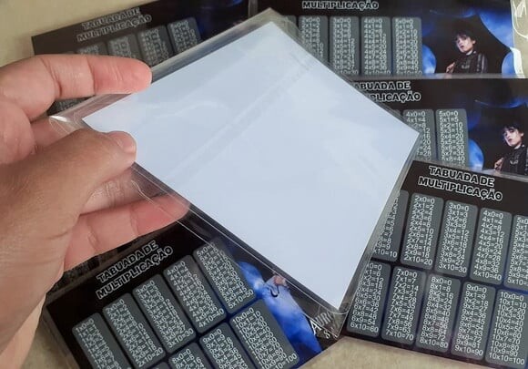 Tabuada Plastificada 12x18cm Avatar