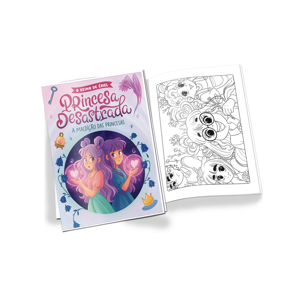 Revista de Colorir Princesa Desastrada