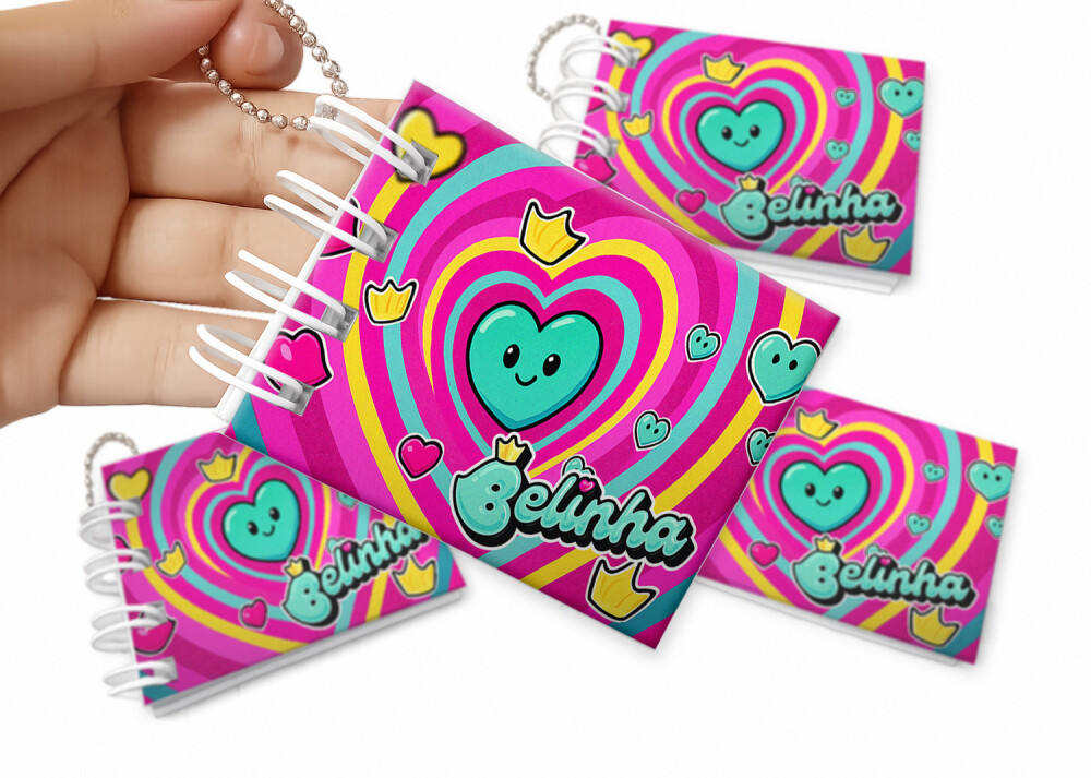 Mini Livro de Colorir 6x8cm Belinha