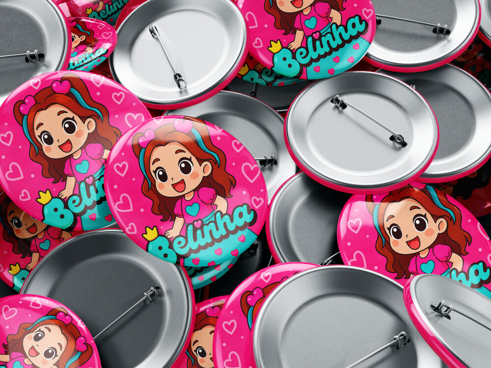 Mini Botton 3,7cm Belinha