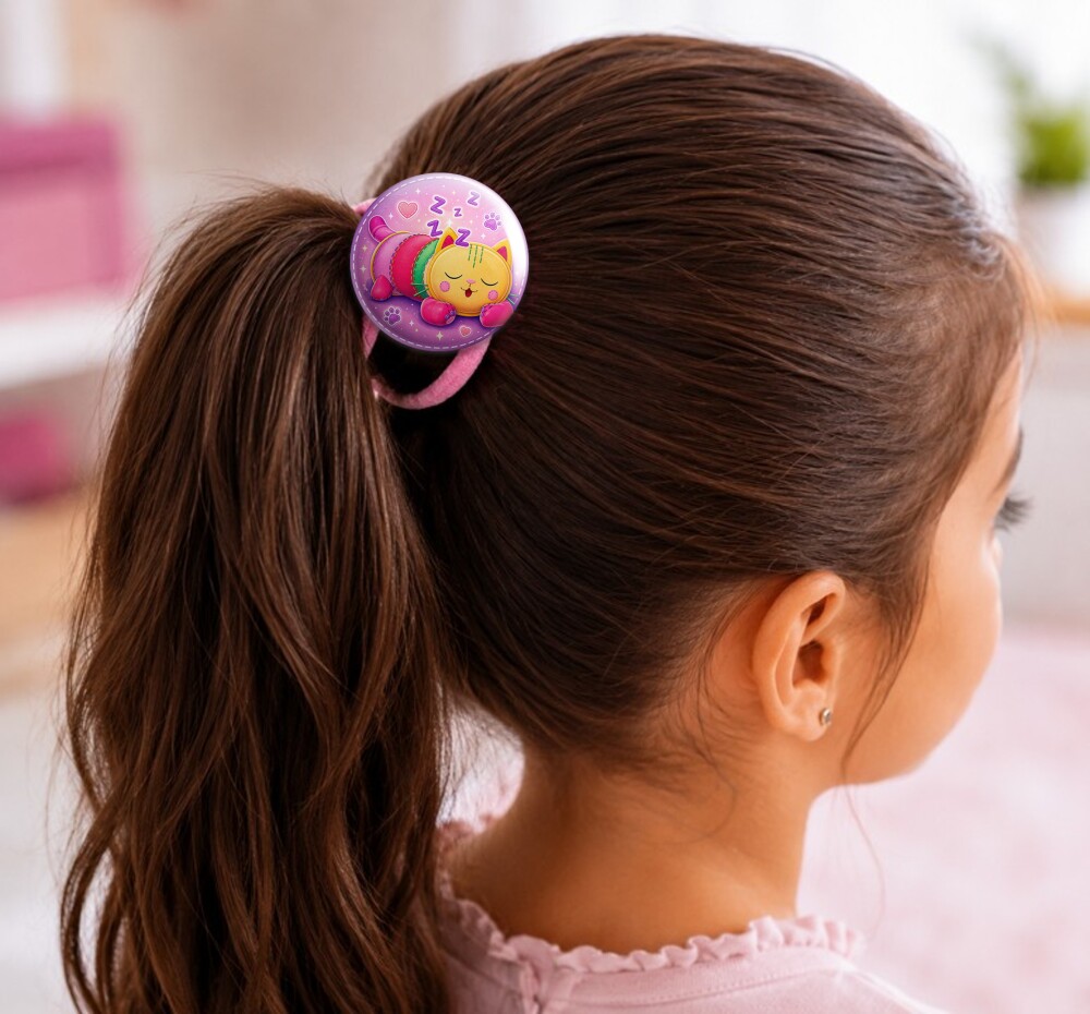 Kit Xuxinhas Elástico para cabelo A Casa Mágica da Gabby D