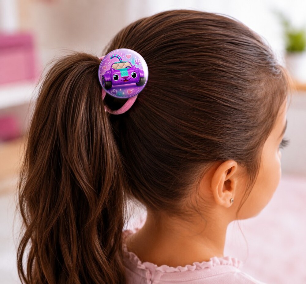 Kit Xuxinhas Elástico para cabelo A Casa Mágica da Gabby E