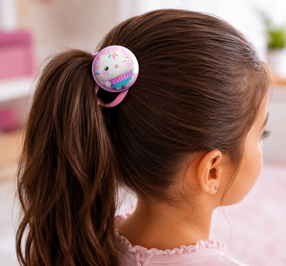 Kit Xuxinhas Elástico para cabelo A Casa Mágica da Gabby H