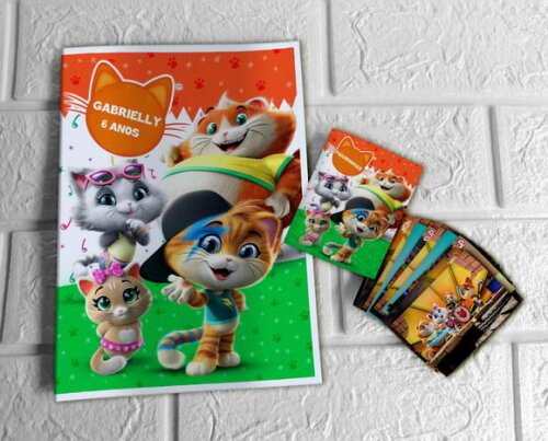 Álbum de Figurinhas 44 Gatos