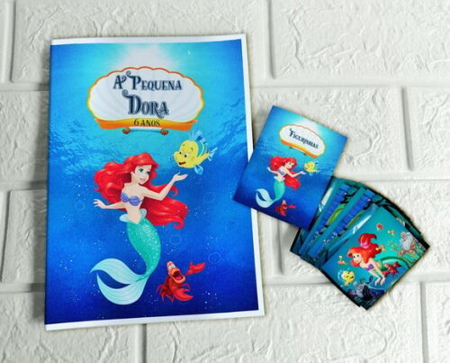 Álbum de Figurinhas a Pequena Sereia