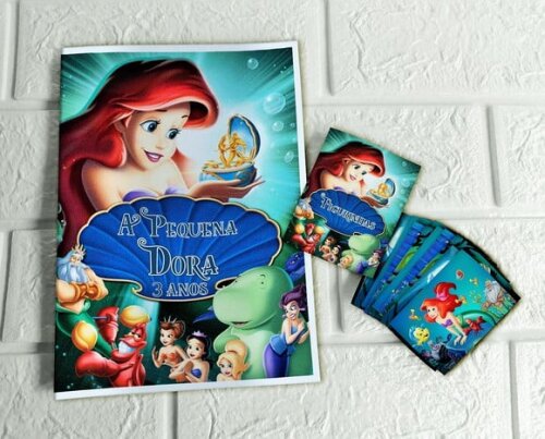 Álbum de Figurinhas a Pequena Sereia