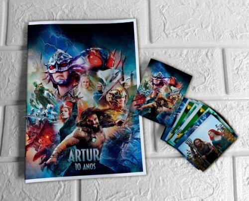 Álbum de Figurinhas Aquaman