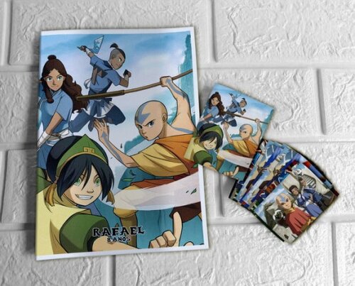 Álbum de Figurinhas Avatar a Lenda de Aang