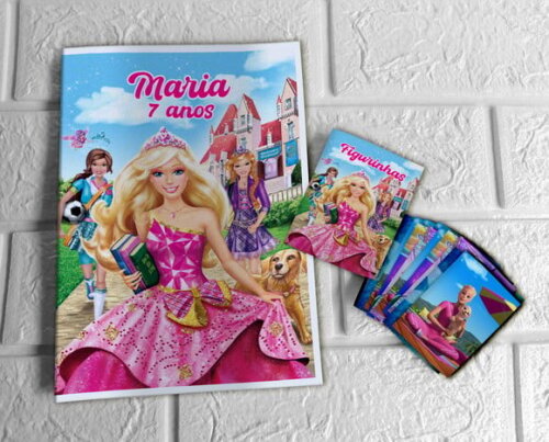 Álbum de Figurinhas Barbie