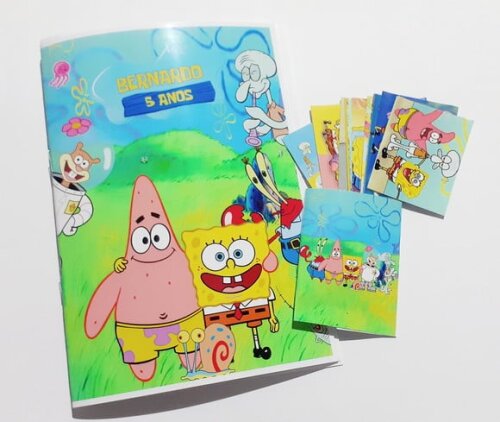 Álbum de Figurinhas Bob Esponja