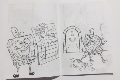 Álbum de Figurinhas Bob Esponja