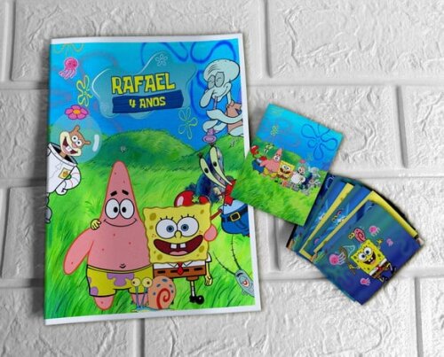 Álbum de Figurinhas Bob Esponja
