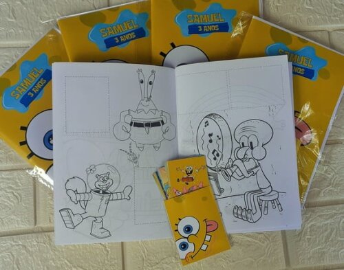 Álbum de Figurinhas Bob Esponja