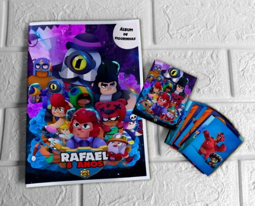 Álbum de Figurinhas Brawl Stars