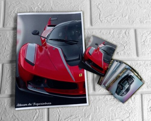 Álbum de Figurinhas Carros Importados