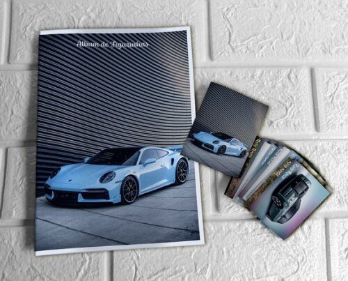 Álbum de Figurinhas Carros Importados