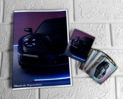 Álbum de Figurinhas Carros Importados
