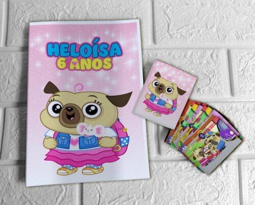 Álbum de Figurinhas Chip e Potato