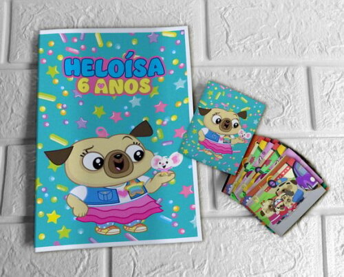 Álbum de Figurinhas Chip e Potato