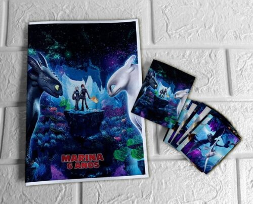Álbum de Figurinhas Como Treinar o Seu Dragão