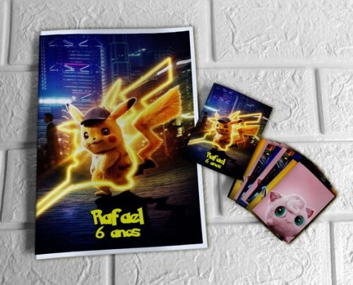 Álbum de Figurinhas Detetive Pikachu