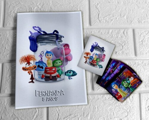 Álbum de Figurinhas Divertida Mente 2
