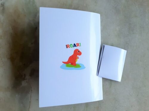 Álbum de Figurinhas Dinossauros