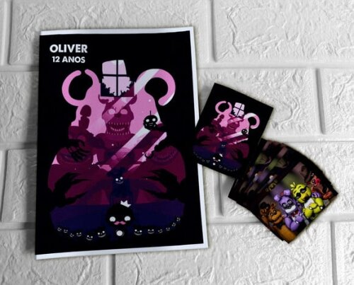 Álbum de Figurinhas Five Nights At Freddy's