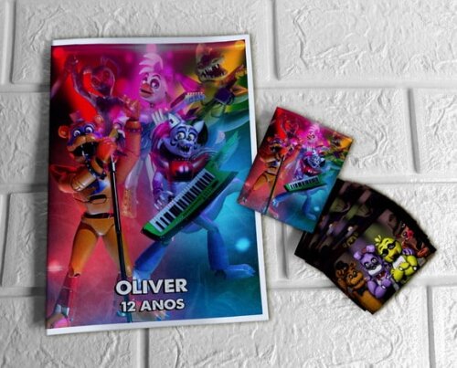 Álbum de Figurinhas Five Nights At Freddy's