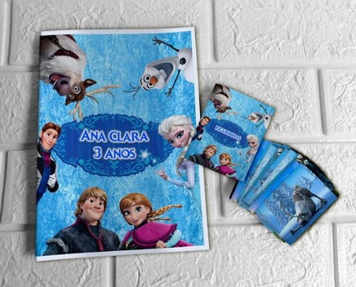 Álbum de Figurinhas Frozen